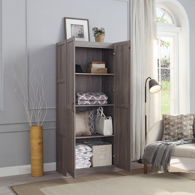 Armoire de rangement Hopkins, Gris