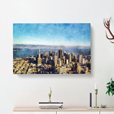 View of San Francisco - Wrapped Canvas