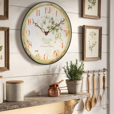 French Vineyard Wall Clock - 36cm