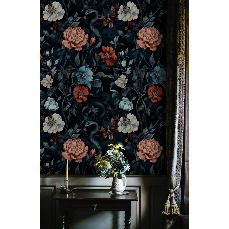 Rouleau de papier peint floral Enchanted Garden