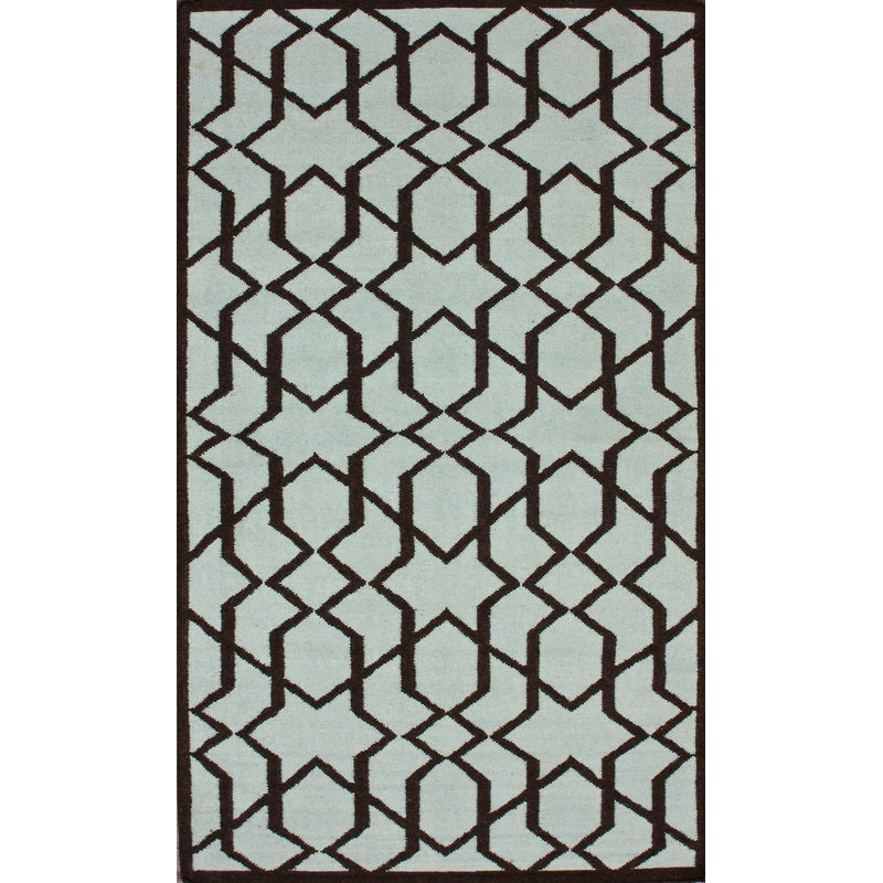 Maiorano Wool Geometric Indoor Rug, Rectangle 5' x 8'