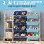 Organisateur de rangement de jouets - Organisateurs de jouets et rangement avec bibliothèque, tablette de rangement de jouets avec tablettes et bacs de rangement, bibliothèque pour enfants et rangement de jouets pour chambre d'enfant, salle de jeux, cha-136168162