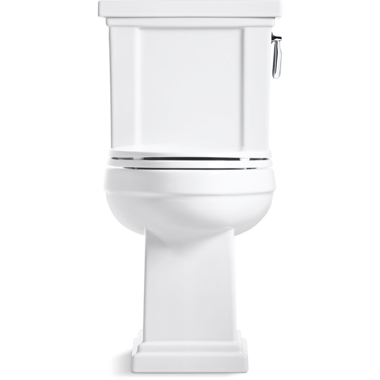 Tresham Elongated 1.28 Gpf Two-Piece Toilet with Right-Hand Trip Lever INCOMPLETE ( top part only, no seat) 