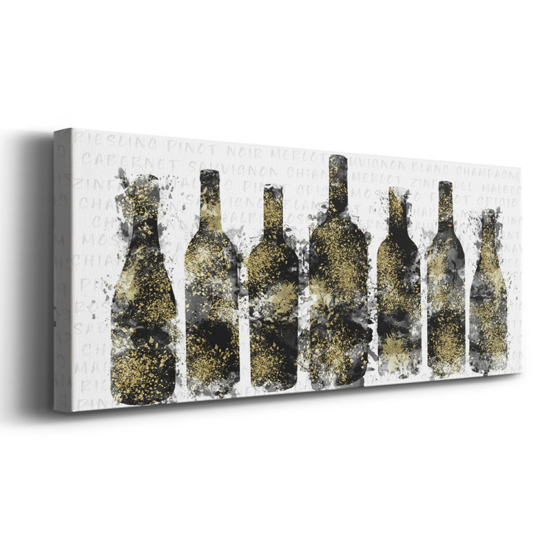 Sélection de vin, H 12 po x l 30 po x P 1,5 po