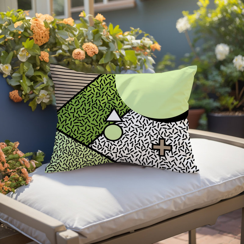 Coussin lombaire réversible intérieur / extérieur Zestra, Rectangle H 18 po x l 25 po