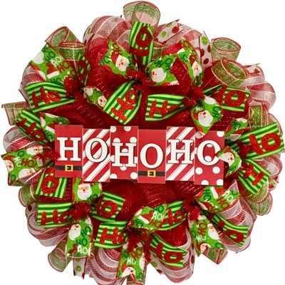 Handmade Deco Mesh Wreath