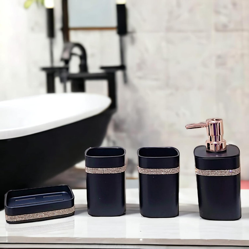 Alexsia Ceramic Bathroom Accessory Set
