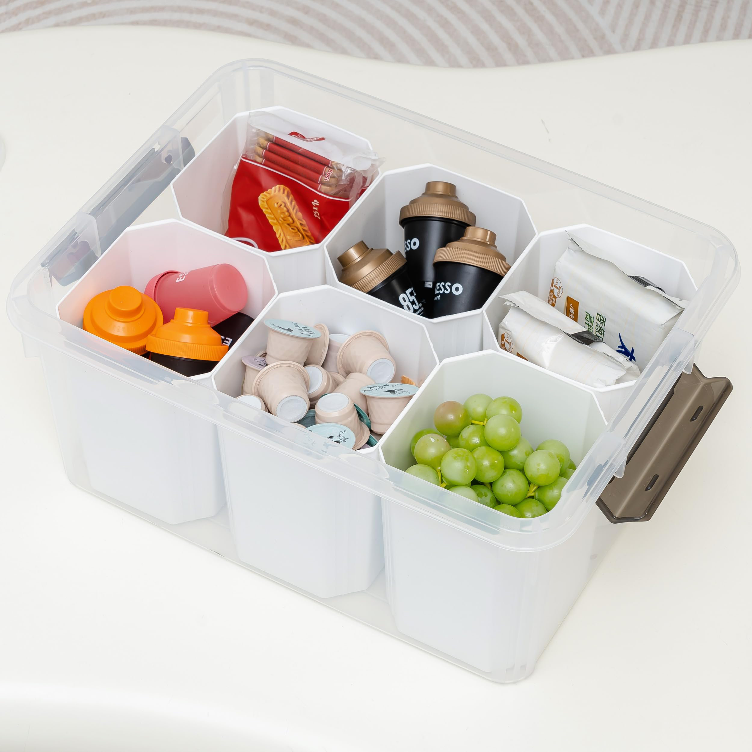 Brayden Studio Plastic Storage Boxes Transparent Storage Boxes With ...