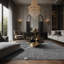 Tapis gris soyeux et moelleux-100889594