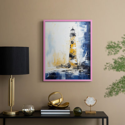 «NAUTICAL Series», reproduction encadrée en bois massif