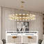 Lustre moderne 48 lumières avec abat-jour en cristal (avec ampoules incluses)-926499198
