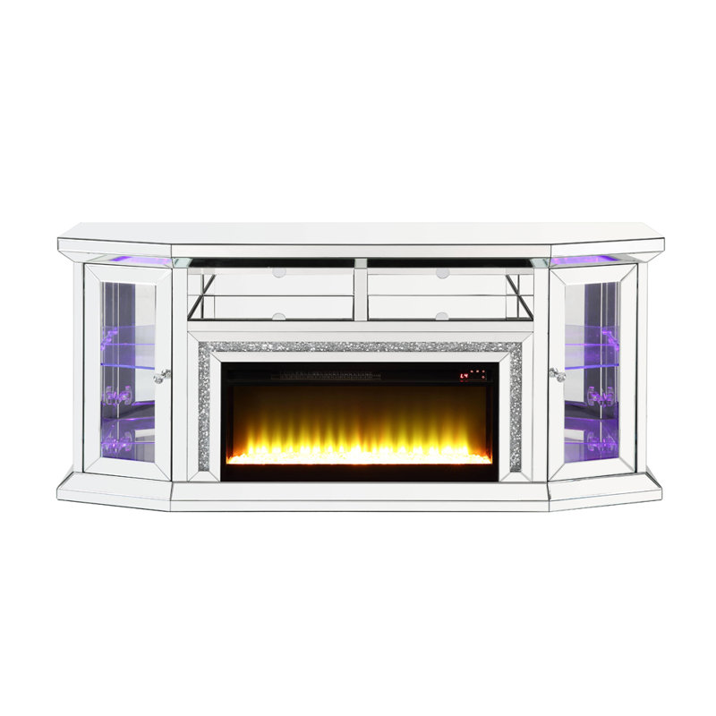 Miranda Tv Stand W/Fireplace & Led