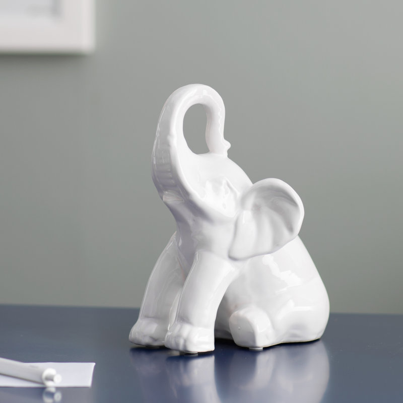 Animals Figurines & Sculptures, White
