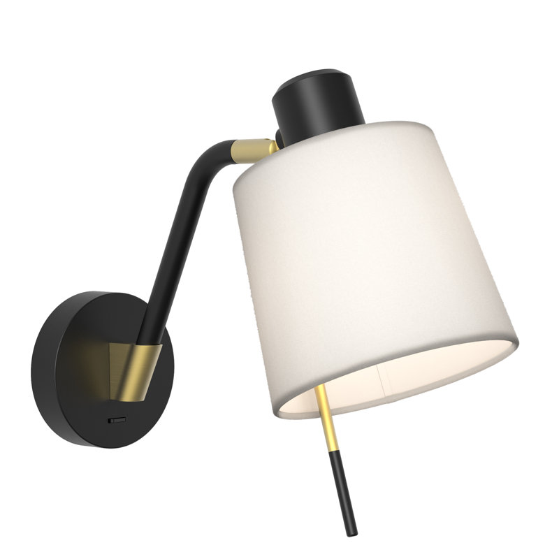 Edward 1 - Light Spotlight, White, Polycotton