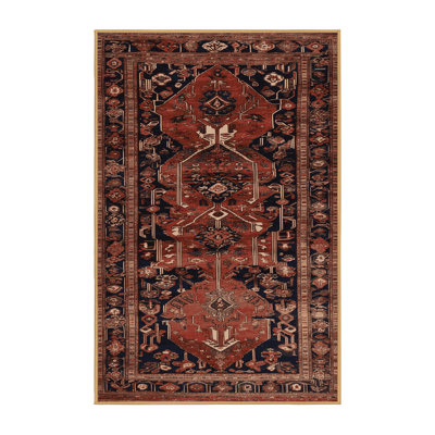 Tapis brun turc lavable à la machine