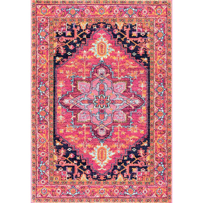 Barksdale Oriental Area Rug, Rectangle 61 x 91cm
