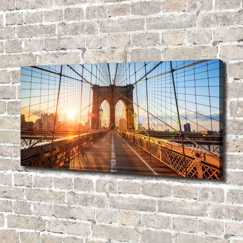 Brooklyn Bridge - Wrapped Canvas Print