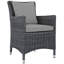 Ensemble repas d'extérieur 2 pièces Modway-31769532