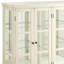 Vitrine de rangement décorative 4 portes en bois