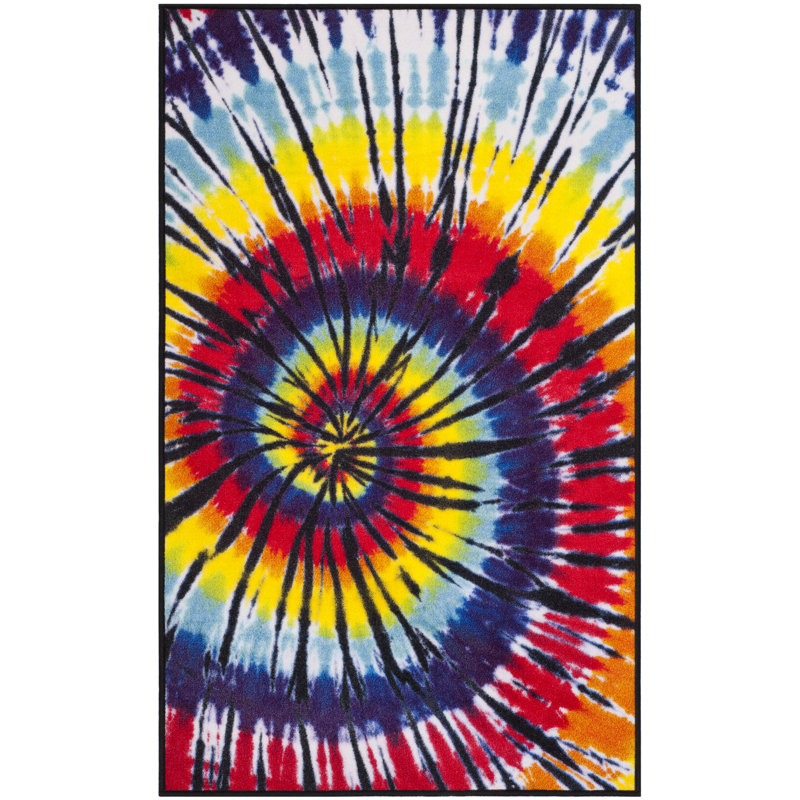 Dean Performance Machine Washable Abstract Rug, Rectangle 3'3" x 5'3"