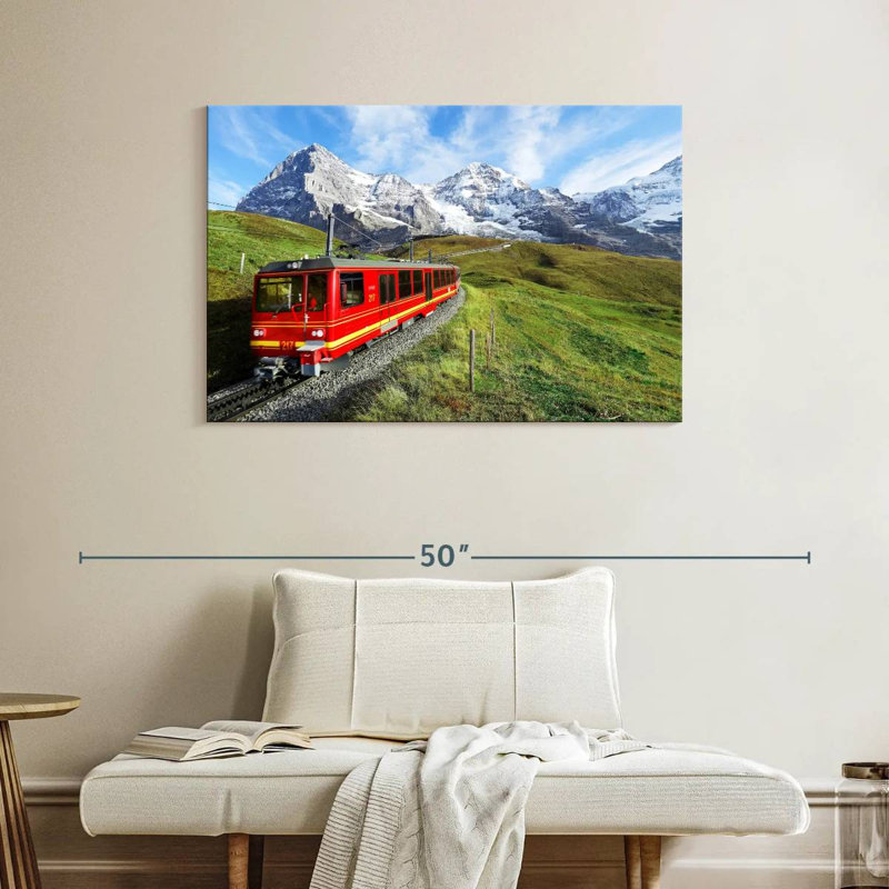 Mehar Bernese Highlands Train, 26" H x 39" W