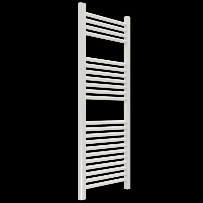 Denby Wall Mount Electric Towel Warmer, 44" H x 18" W x 5.19" D, White