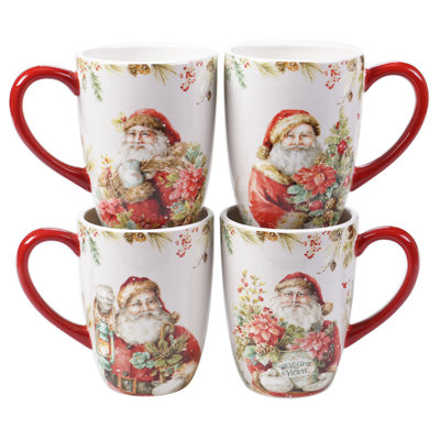 Ensemble de 4 tasses certifiées International Christmas Story
