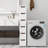 6-Drawer Rolling Organizer Unit Narrow Storage Cabinet with Built-In Wheels for Small Space