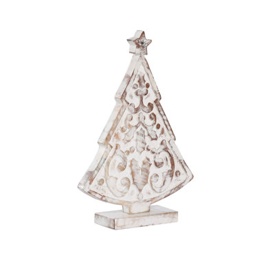 Carved Wood Tree Large