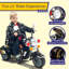 Moto électrique pour enfants - Chopper à 3 roues pour enfants de 3 à 6 ans avec marche arrière, sons et phares par Lil 'Rider (noir)-49681882-49681633
