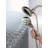 2.5 GPM Rain Dual Shower Head with H2Okinetic Technology-81245304