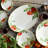 Pomodoro Canape Plates Set of 4 – 6” Stoneware Plates with authentic Tomato Design – Farmhouse Charm for Appetizers, Tapas, Snacks & Entertaining – Rustic Italian Kitchen Style