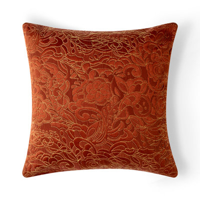I'm On Fire Floral Throw Pillow