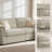 Elysion 122" W Modern Upholstered 3-Piece Sofa with Wide Arms & Deep Supportive Cushions-1500394907