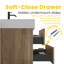 Meuble-lavabo 60 po avec lavabo à quartz en chêne et tiroirs souples, meuble-lavabo mural flottant pour salle de bain moderne, lavabo une pièce-1939573821