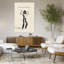 «Dance It Out Halftone Energetic», art mural rétro moderne-1715853847