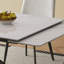 Ensemble de table de salle à manger 5 pièces avec table rectangulaire et pieds en acier-1586542649-1586542650