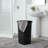 60L Ultra-Thin Plastic Laundry Basket With Lid, Made Of Rattan, Black, Dimensions 17.66×13.77×24.17 Inches, Suitable For Various Storage Needs.-44320330