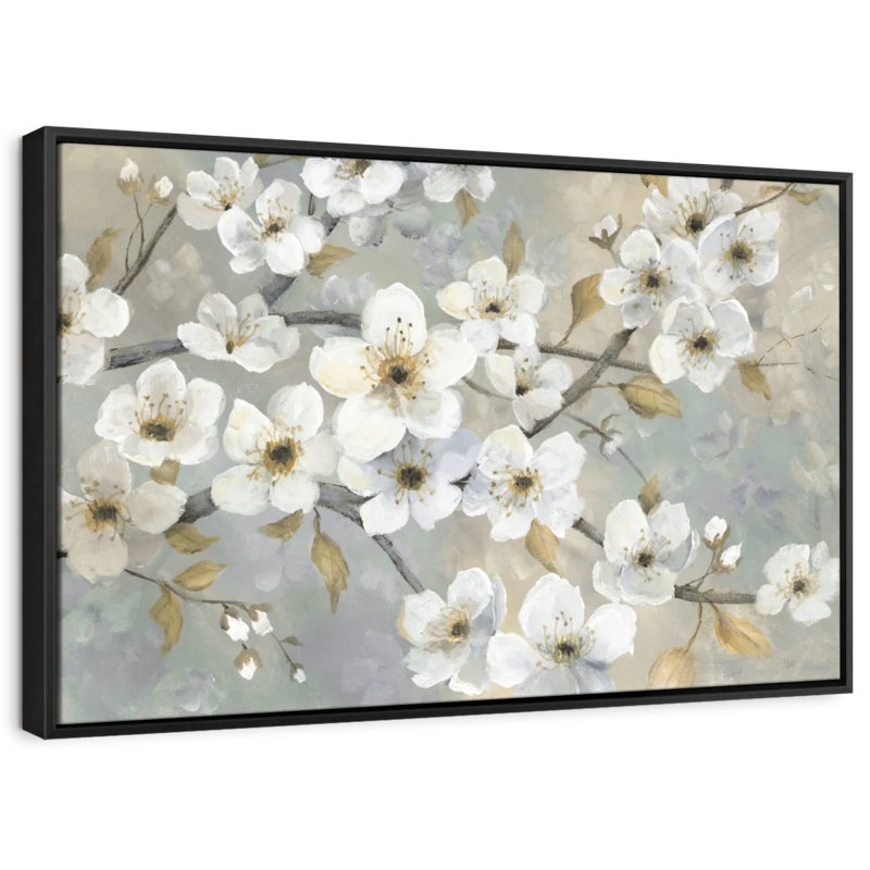 «Golden Garden», impression florale et botanique, H 9 po x l 13 po