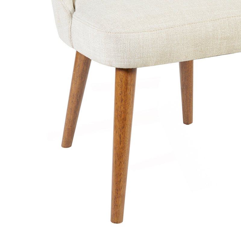 Ensemble de 2 chaises d'appoint, chaises de salle à manger et chaises de cuisine, Crème, crème