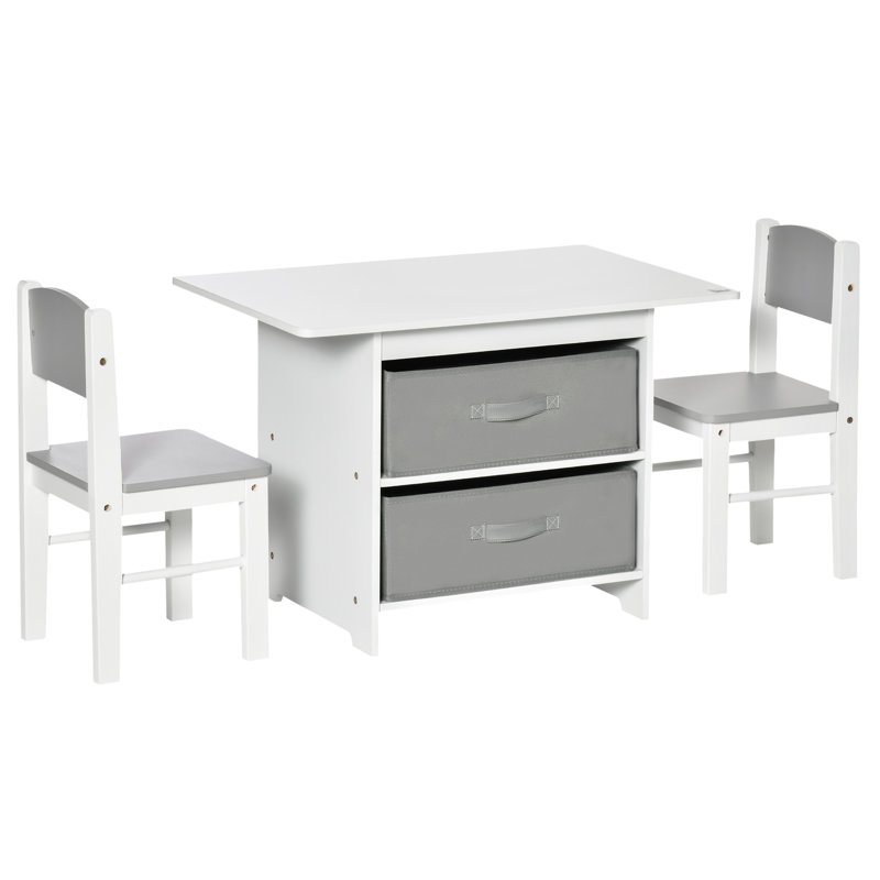 Reyer Kids Rectangular Play Table and Chair Set