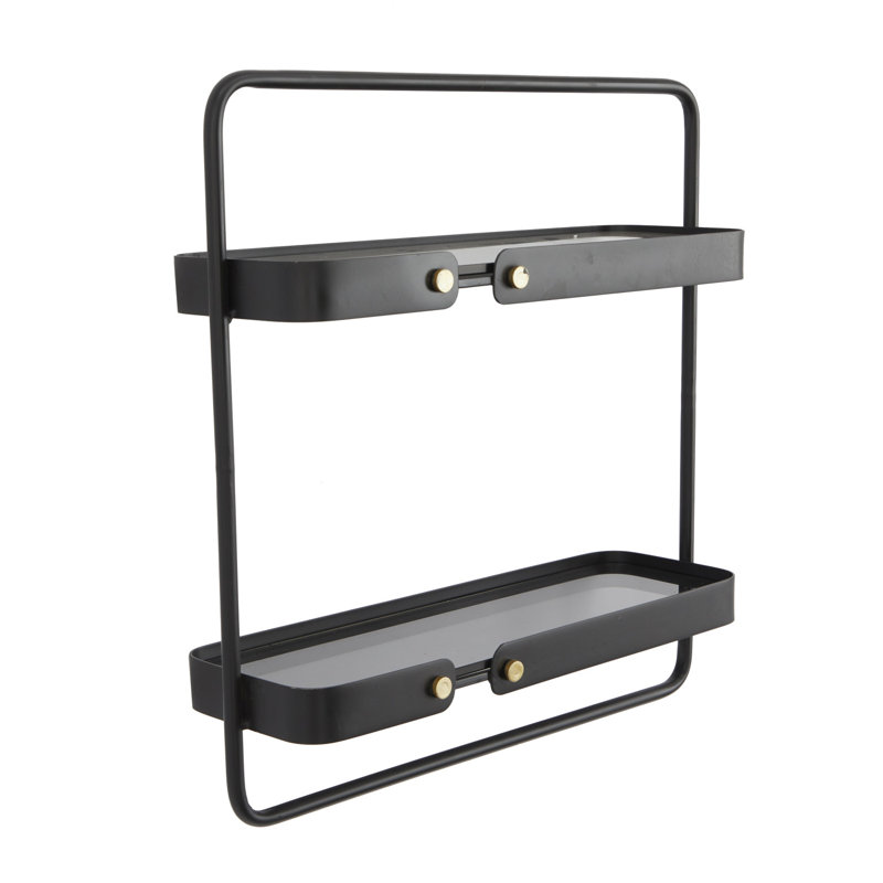 Gibbs 2 Piece Metal Tiered Shelf, 21.20" H x 20.45" W x 6.6" D