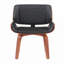 Chaise de salle à manger Mid-Century moderne - pivotante à 360 ° (ensemble de 2), revêtement en cuir PU, conception ergonomique pour la cuisine, le bureau et la salle à manger-2072284491