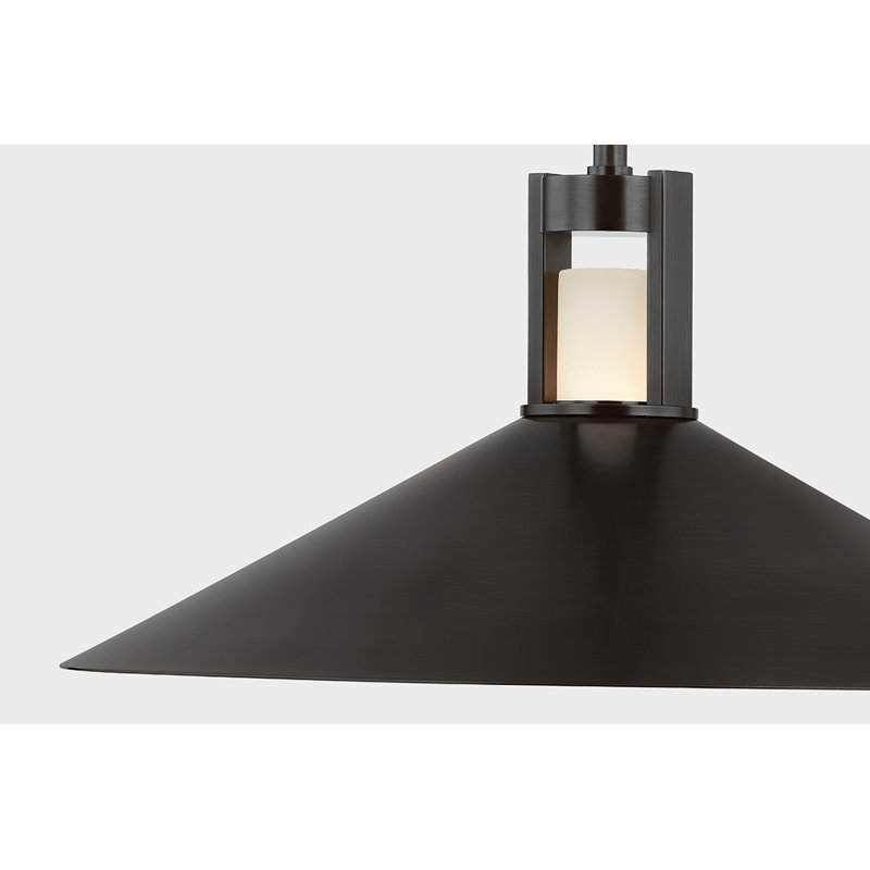 CLERMONT PENDANT, 9.25" H x 20" W x 20" D, Bronze