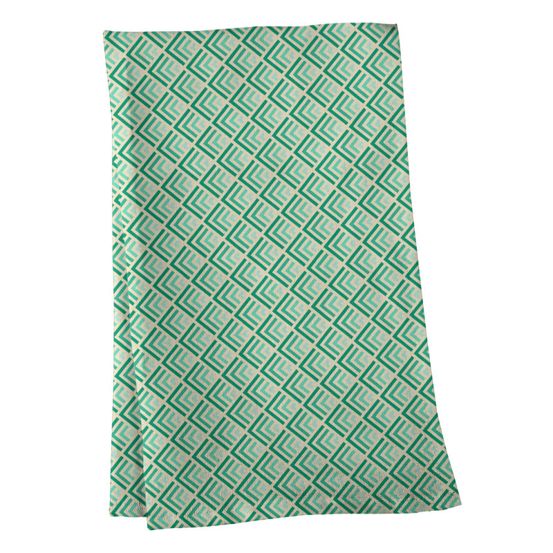 Tea Towel Kitchen Towel, Cotton Twill, Light Green