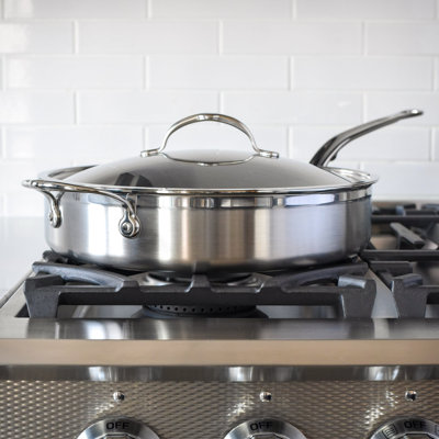 Sauteuse antiadhésive en acier inoxydable Hestan ProBond