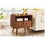 Table de chevet 22 po Mid-Century Modern