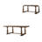 Rectangular Wooden Dining Table In Weathered Finish-1484504196