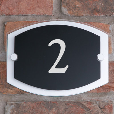 Sigfried 15cm H Plastic House Number