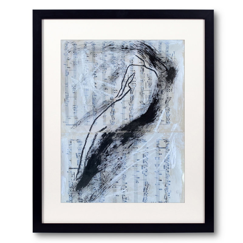 Repose Print by Dina Gardner, Black Framed Paper, 30" H x 24" W